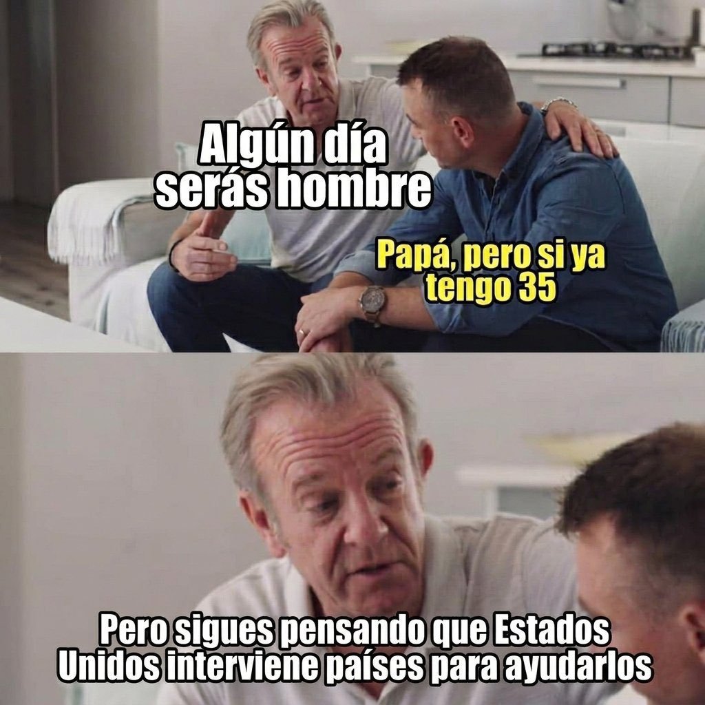 Meme crítico de las intervenciones estadounidenses